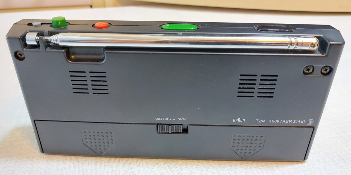 ⏰ Vintage BRAUN Digital/Analog Radio Alarm Clock Type 3869 ⏰ Vintage BRAUN Digital/Analog Radio Alarm Clock Type 3869