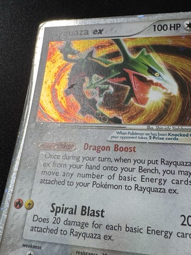 Rayquaza ex 102/107 EX Deoxys Pokemon Tarjeta Holo Lámina Raro HP - Imagen 11 de 12