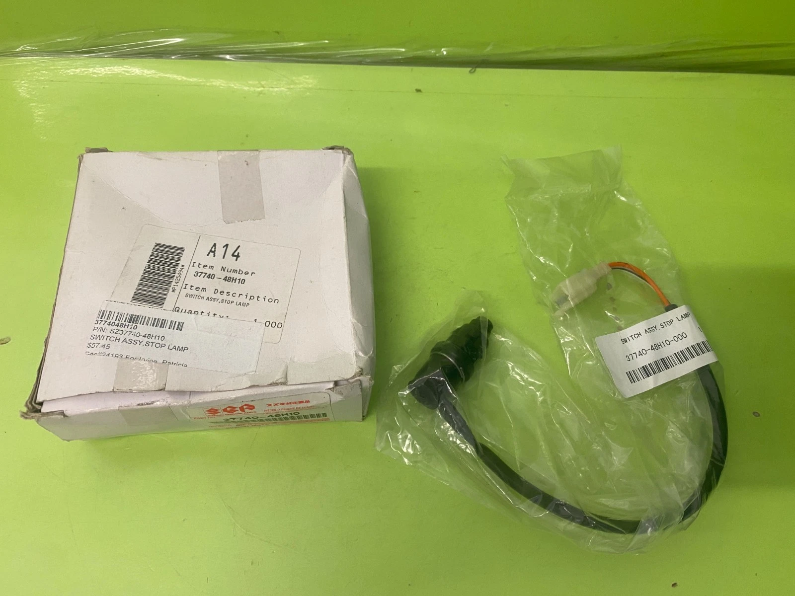 SWITCH ASSY, STOP LAMP