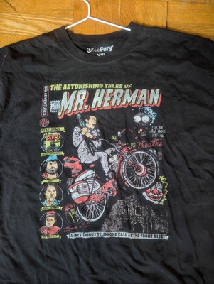 The Astonishing Tales of Mr Herman Mens XXL T Shirt Ript Blue 3XL