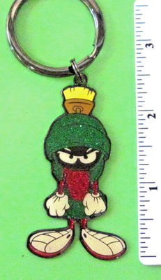 MARVIN THE MARTIAN - keychain, key chain GIFT BOXED glitter | eBay