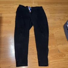 U Suck at Golf USAG Pants Mens 34x30 Blue Athletic Stretch Elastic Waist Modern