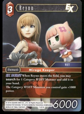 Reynn EX 7-021H Opus VII NM Final Fantasy TCG