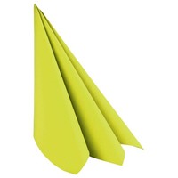 Servietten Airlaid 40X40Cm 1/4 -Falz StoffäHnlich Hochwertig GelbgrüN