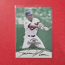 1997 Donruss Signature Series Millennium Marks Geronimo Berroa  Auto Orioles