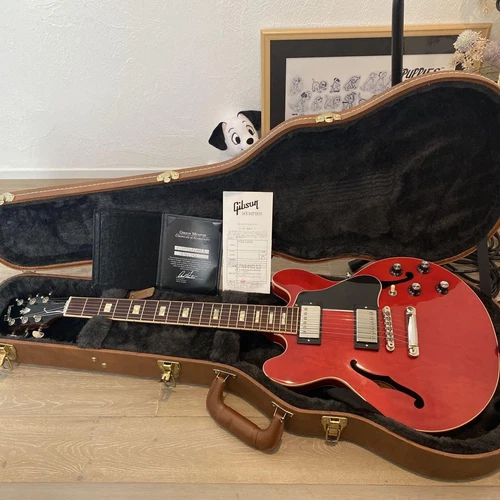 Electric Acoustic Guitar Gibson ES-339 Satin Faded Cherry 2016 USA & Accessories