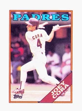 1988 Topps #91 Joey Cora San Diego Padres