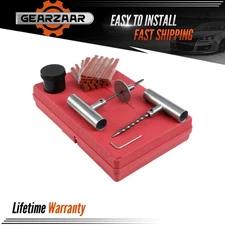 35-Piece Universal Heavy Duty Tire Plug Kit to Fix Punctures and Plug USA