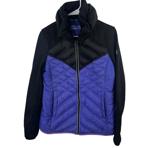 Piumino Michael Kors MK full zip taglia small trapuntato puffer cappotto esterno