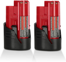 2Pack 83.0Ah Battery For Milwaukee for M12 LITHIUM Extended Capacity 48-11-2460
