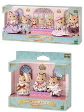 Sylvanian Families Striped cat Family Striped cat baby Elegant Set