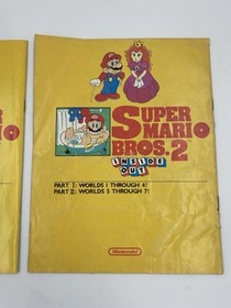 Super Mario Bros. 2 Nintendo NES Inside Out Strategy Guide Hint Book Part I & II