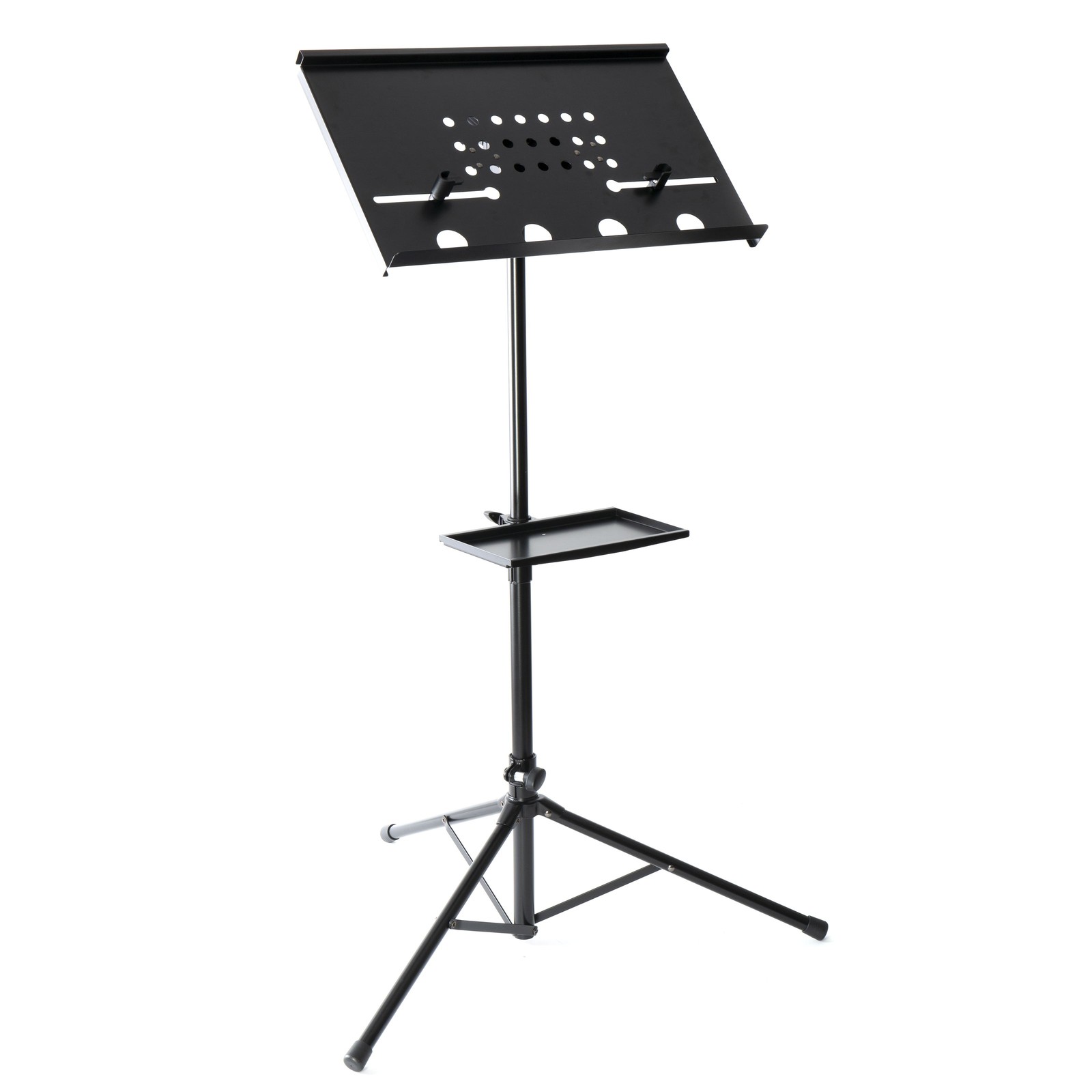 LPS-1 Laptop-Stnder Zusammenlegbar Zubehrablage Befestigungsklammern Schwarz 9190₽