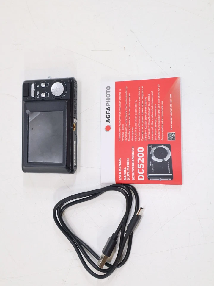 AgfaPhoto DC5200 21MP Kompakt Digitalkamera Schwarz 21mp - Bild 2 von 2