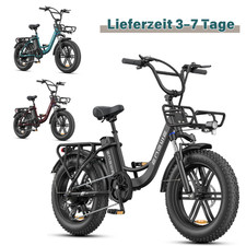 ENGWE L20 Boost City Fat Bike Elettrica 250W 20 Pollici 126KM Bicicletta Elettrica 7 Velocità