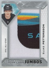 2019-20 Upper Deck Black Diamond Team Logo Manufactured Jumbo Patches Elias