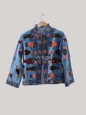 Coat Ethnic Handmade Suzani Jacket Jacket Winter Wear Boho Festival Embroidered