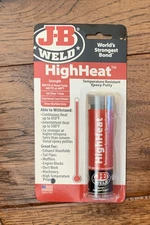 J-B Weld Highheat Temperature Resistant Epoxy Putty 2 Oz.