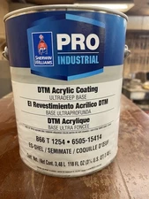 Sherwin WIlliams PRO Industrial DTM Acrylic Coating Iron Ore Gray / Eg-Shell