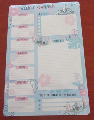 OFFIZIELLER Disney Lilo & Stitch Wochenplaner Block