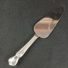 SIGNATURE Solid Pie Server Silverplate International Silver 1950 Flatware "S"