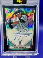 2014 Bowman Chrome 1st Alex Jackson Black Refractor Autograph 35/35