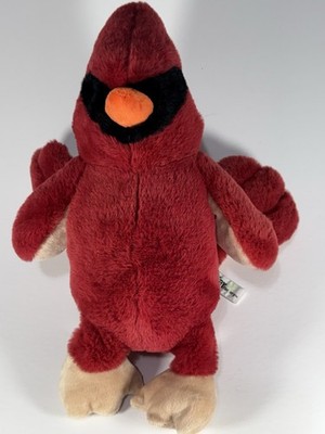 Vintage 2001 New Bear Factory Willow Cardinal Bird Eco Plush Stuffed Animal 16 