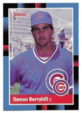 DAMON BERRYHILL 1988 DONRUSS ROOKIE CARD NM-MT CONDITION. rookie card picture