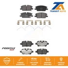 Front Rear Semi-Metallic Brake Pads Kit For Chevrolet Equinox GMC Terrain Trax