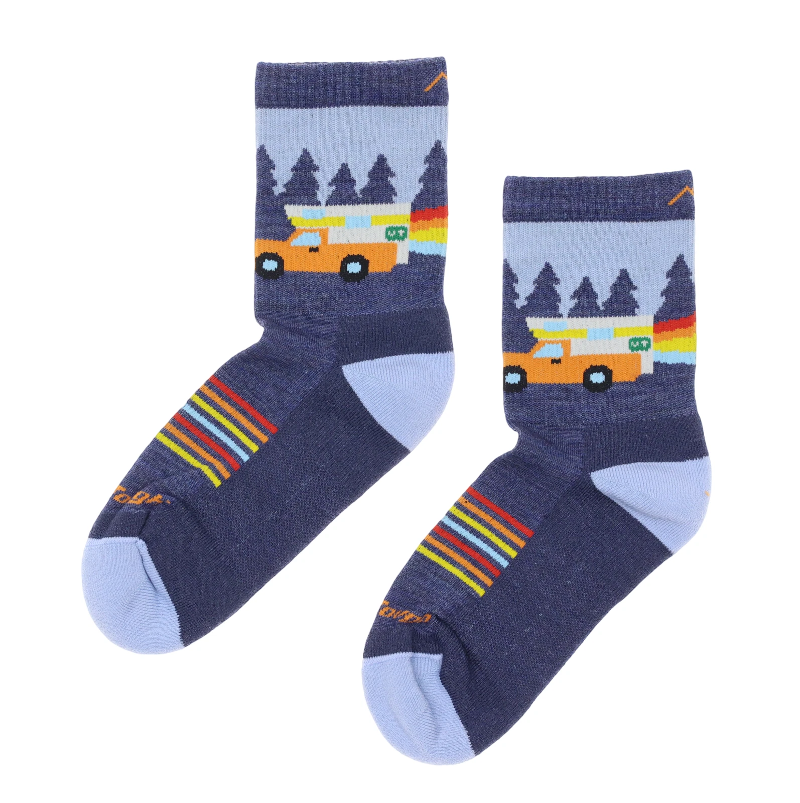 Darn Tough L74258 Kids 1-Pack Van Wild Micro Light Crew Hiking Socks Size M
