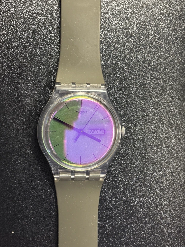 Swatch Army Green Mens Watch - Image 3 of 4