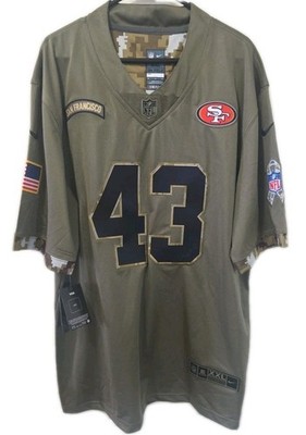 Nike NFL San Francisco 49ers Kendricks #43 Salute To Service Jersey XXL Olive...