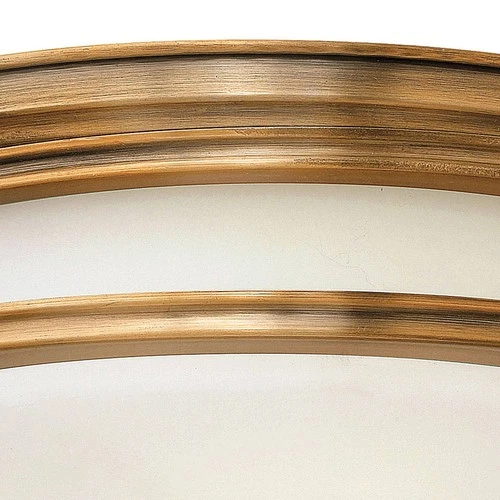 Hinkley Hadley 12" Wide Brushed Bronze Opal Ceiling Light - Picture 4 of 5