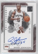 2019-20 Panini Impeccable Immortal Ink /49 Avery Johnson #IM-AJN Auto