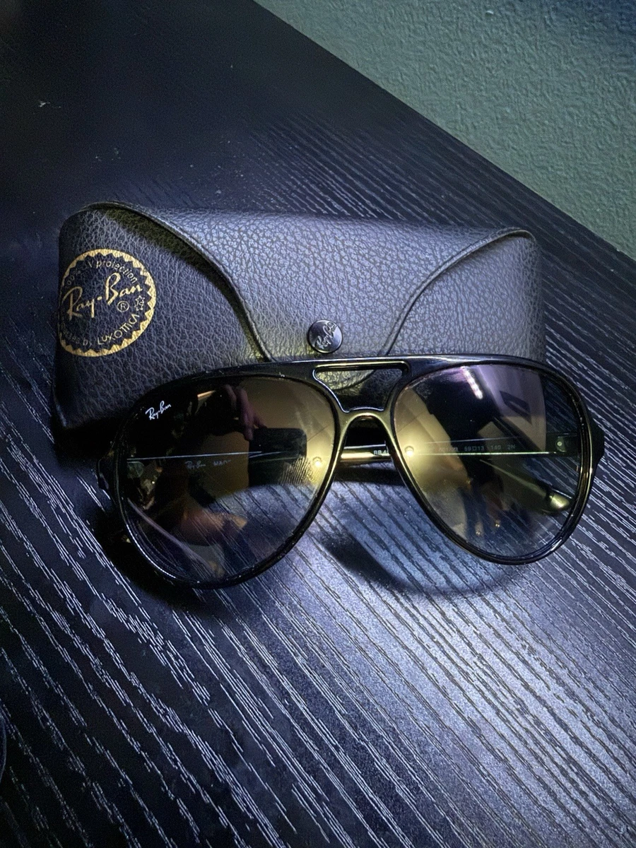 Ray-Banレイバン 希少 RB3214 RIMLESS AVIATOR 25+ Ray-Ban Rimless Blue Sunglasses for Men for sale | Updated Oct