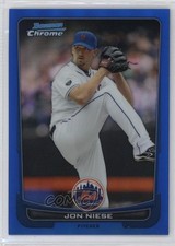 2012 Bowman Chrome Blue Refractor 12/250 Jon Niese Jonathon Niese #130 7eo