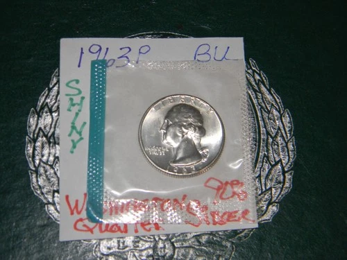 1963-P Uncirculated Silver {BU} Washington Quarter, Philadelphia Mint-BLAZER!!
