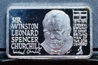 WINSTON CHIRCHILL🔥1974 ONE TROY OUNCE .999 FINE SILVER🔥MAN OF THE 20TH CENTURY