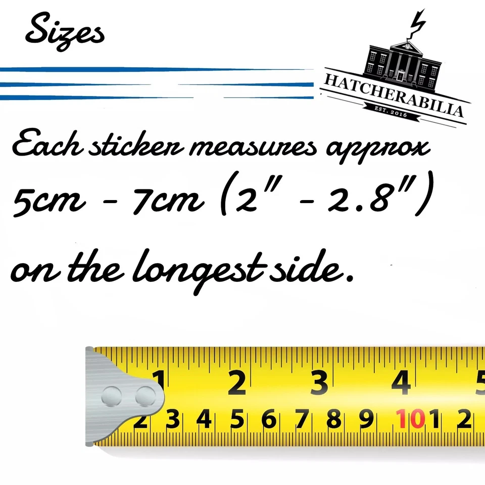 Camping BBQ Travel Stickers - Various Images & Pack Sizes - Indoor Only - Image 3 of 4