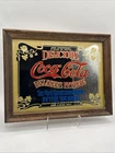 Vintage Coca-Cola Advertising Framed Wall Mirror wood frame- ‘Relieves Fatigue’