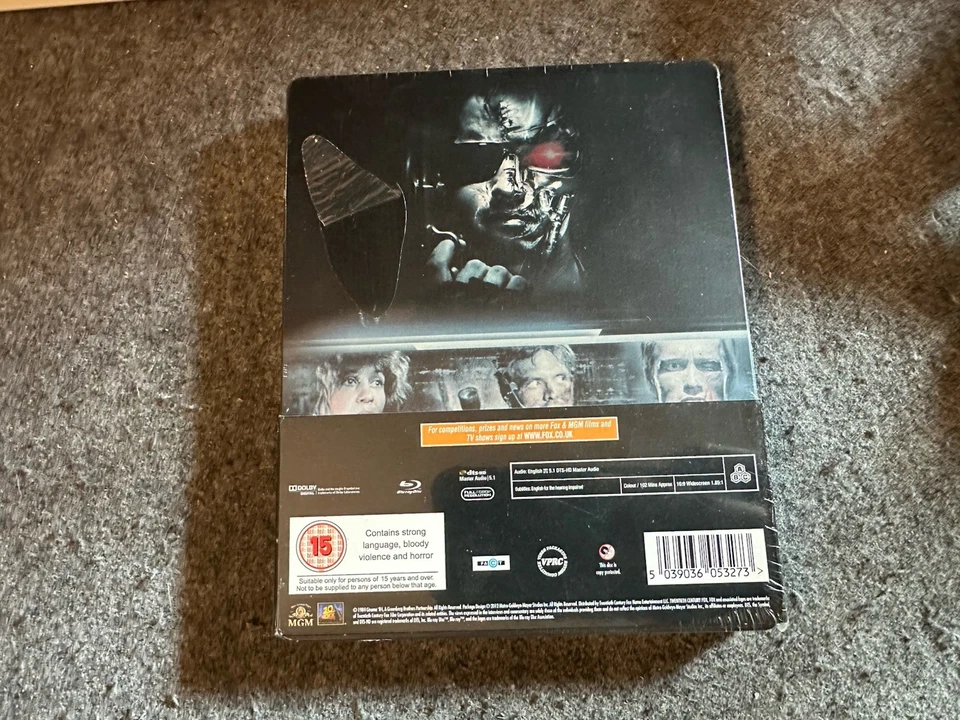 The Terminator Blu-ray Steelbook Zavvi Embossed! - Image 3 of 4