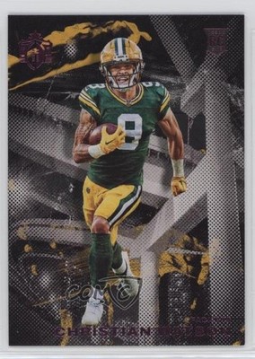 2022 Panini Chronicles Gridiron Kings Pink Christian Watson #GK-15 0uk4