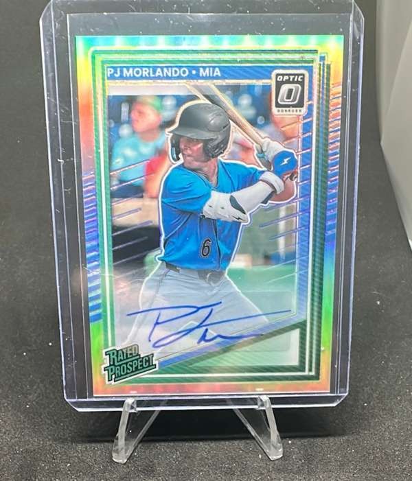 2025 Donruss - Rated Prospects Optic Signatures #168 PJ Morlando