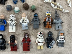 Lego Star Wars Minifigures Lot, Hats vests, & extras