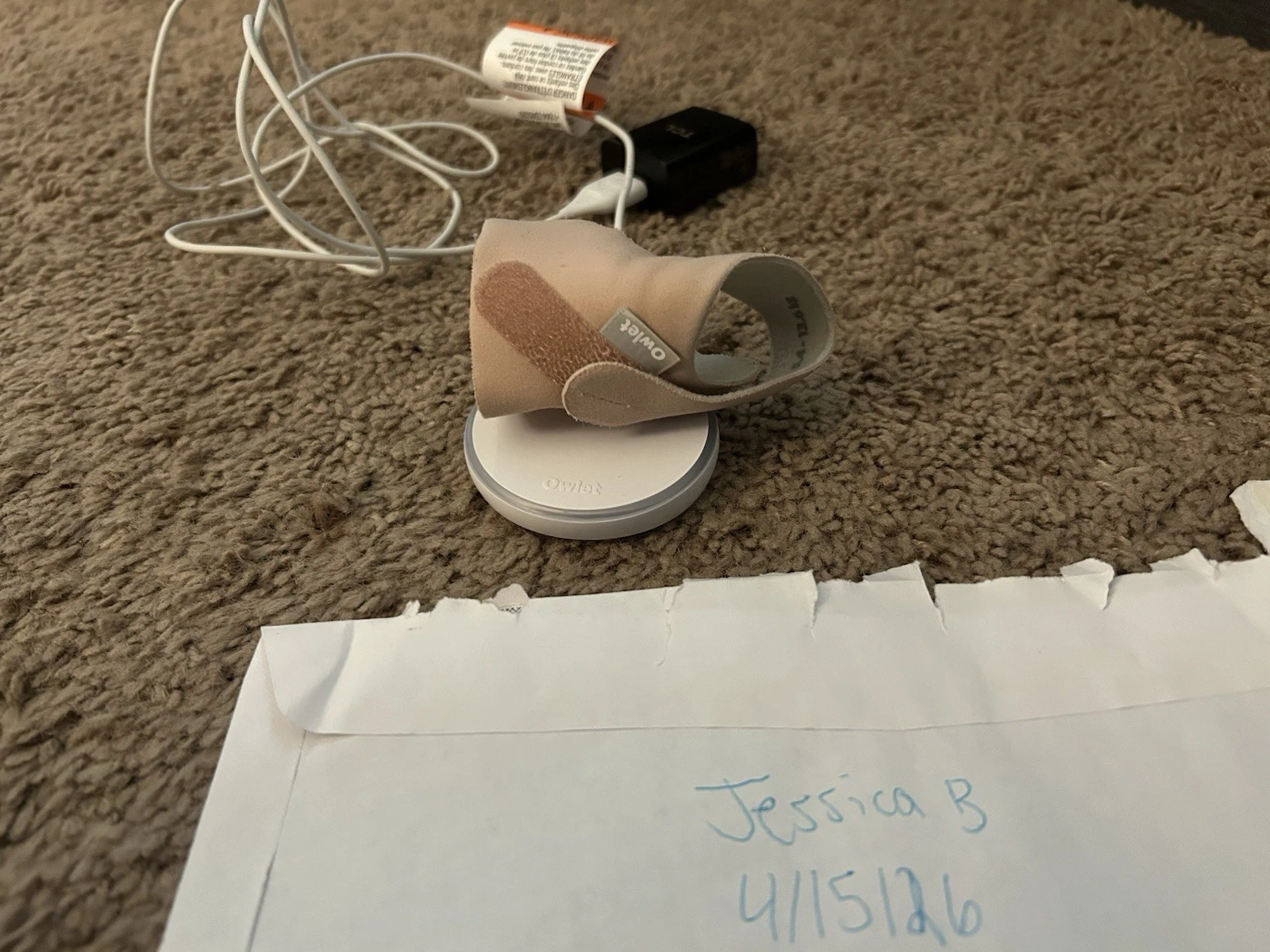 Owlet Dream Sock Baby Monitor - Dusty Rose (BM06N20MCJ)