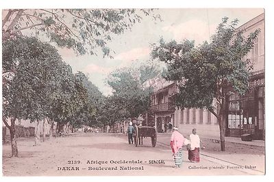SENEGAL - DAKAR - BOULEVARD NATIONAL - 1908 - Fortier Nr. 2139