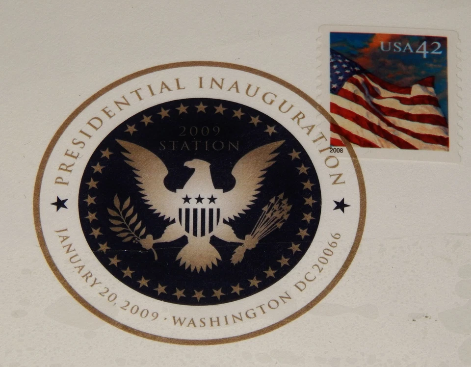 Vintage Event Cover, 2009 UNITED STATES,OBAMA BIDEN INAUGURATION DAY, Souvenir - Image 4 of 4