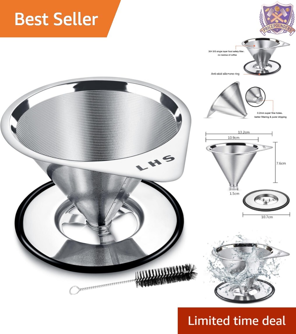With Wide Stand And Metal Filter - Travel Ready