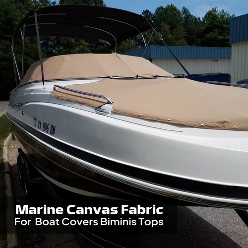 Plain Weave Canvas 600D Rip Water Proof Sunshade Materials Awning Replace Fabric - Picture 17 of 25