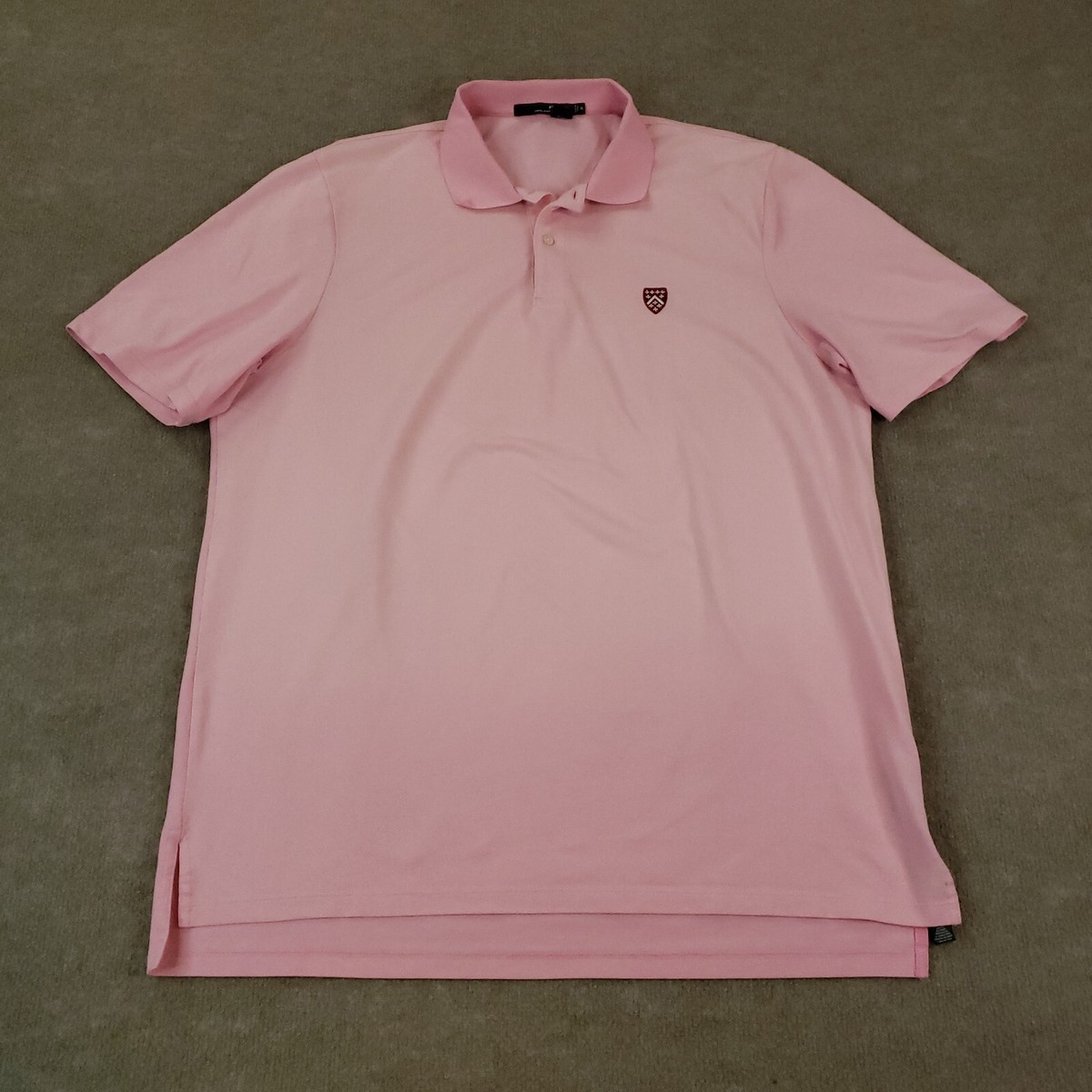 RLX Ralph Lauren Polo Shirt Mens Extra Large Pink Short Sleeve
